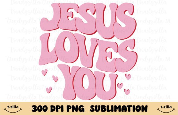 Download Jesus Love You Groovy PNG - Premium Bundle